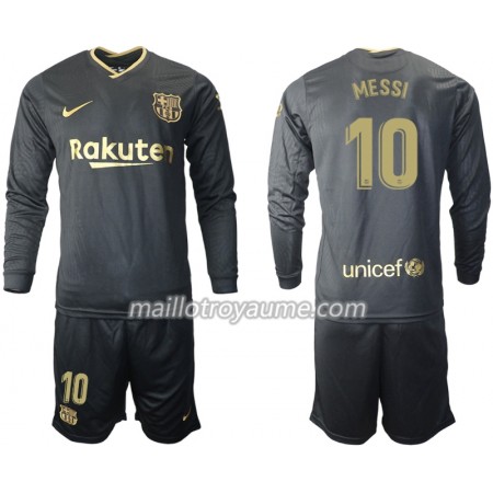 Tenue Enfant FC Barcelone Lionel Messi 10 Exterieur 2020-2021 ML (+ Short)